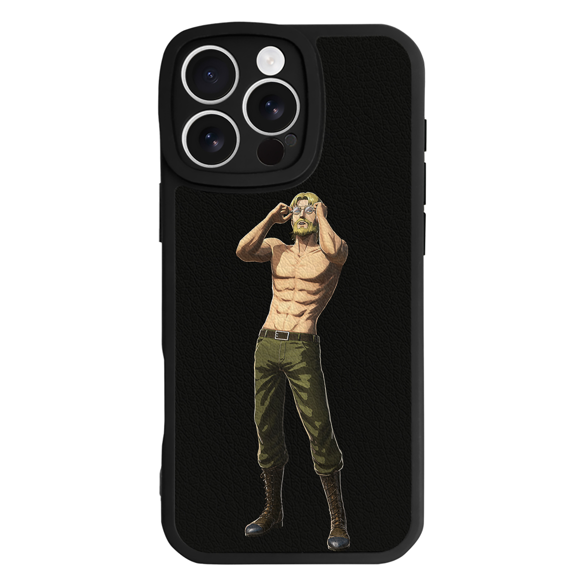 （画像用） 進撃の巨人 Attack on Titan 【iPhone 16シリーズ対応】シリコンスマホケース（レザー調） 材質：シリコン